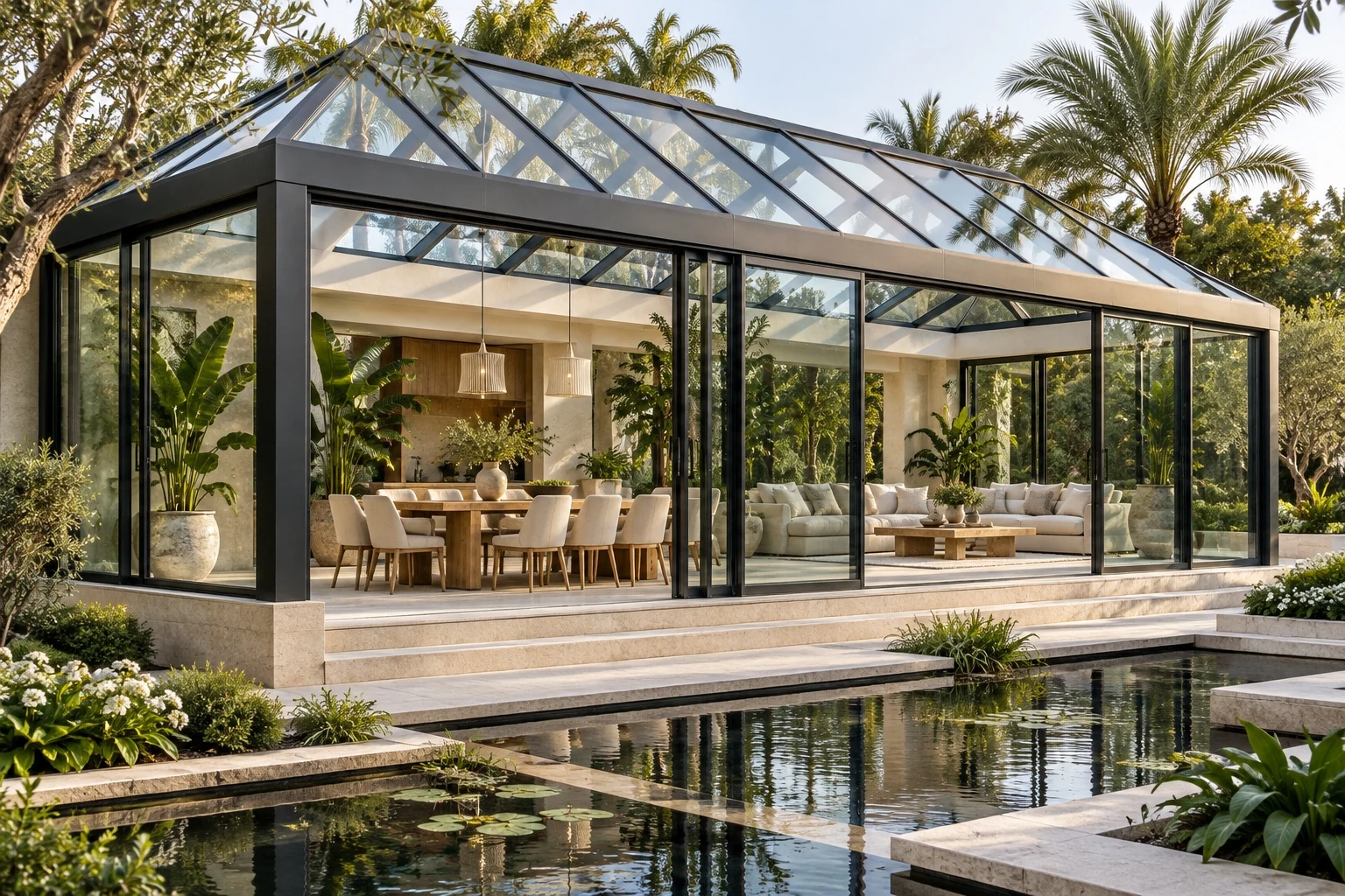 Sunrooms & glazed enclosures architectural visualisation