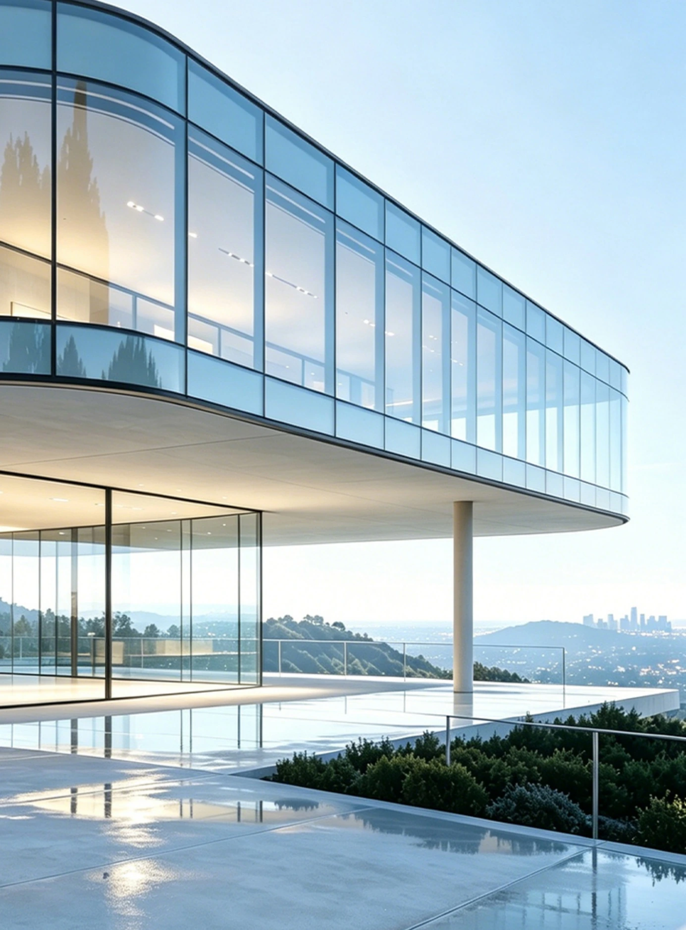Curtain walls architectural visualisation
