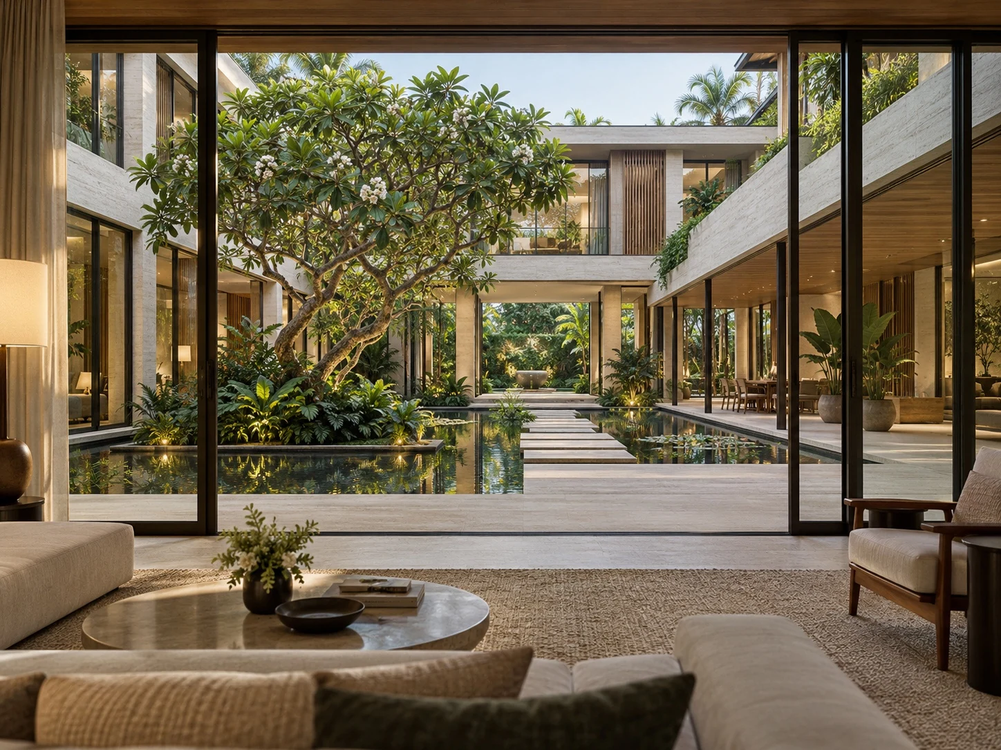 Courtyard connection.
