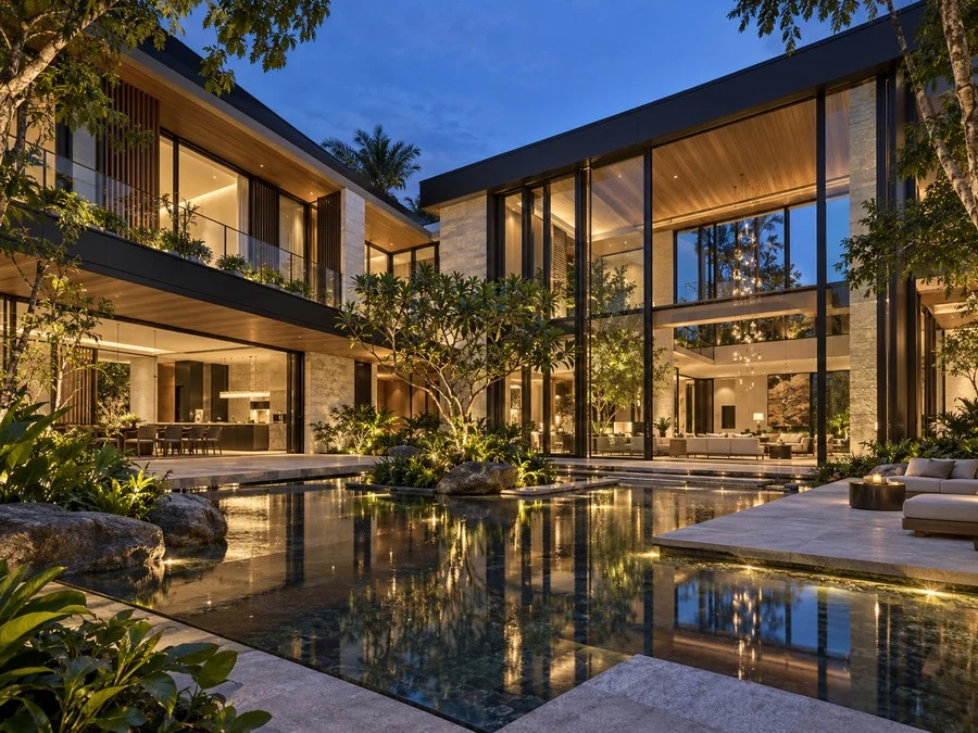 Architectural visualisation of residential glazing